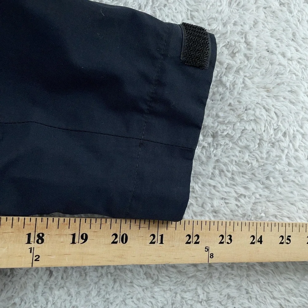 Marmot MemBrain Rain Shell Jacket Mens Medium Black Seam Taped Full Zip NO LINER